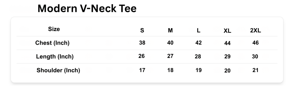 modern v neck tee (men) resize