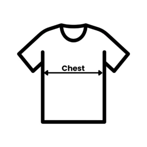 chest t shirt measurement size chart 300x300